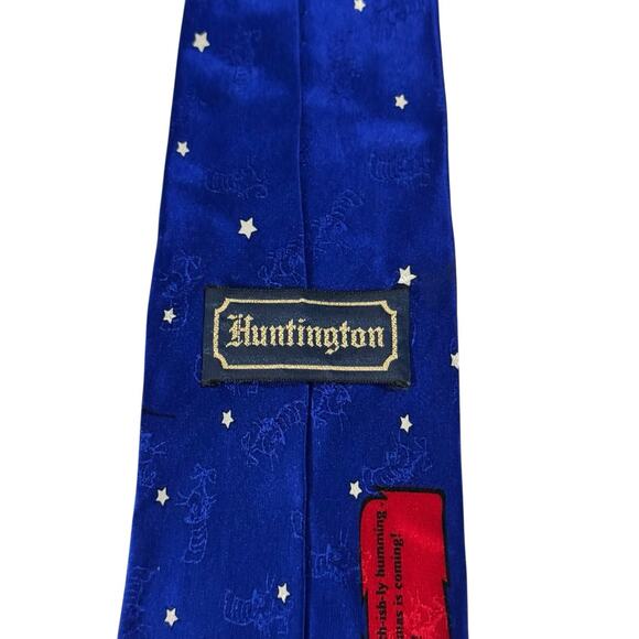 Huntington How The Grinch Stole Christmas Welcome To Whoville Vintage Necktie - Picture 5 of 9